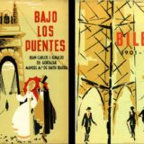 Portada y contraportada de la edición de «Bajo los puentes» de 1955. / Colección Joaquín Cárcamo Martínez.