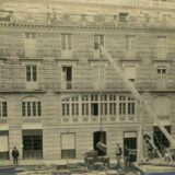 Casa habitación en San Sebastián. Toda en hormigón armado con piedra artificial y ladrillo de portland. Hennebique-Salaverría, 1906. / CNAM/SIAF/Cité de l'architecture et du patrimoine/Archives d'architecture contemporaine.